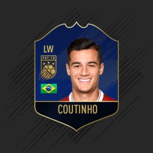 This is an image of coutinho fut 18