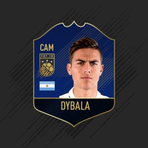 This is an image of dybala fut 18