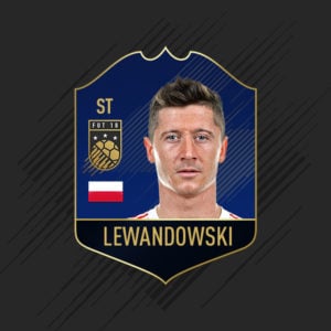 This is an image of lewandowski fut 18