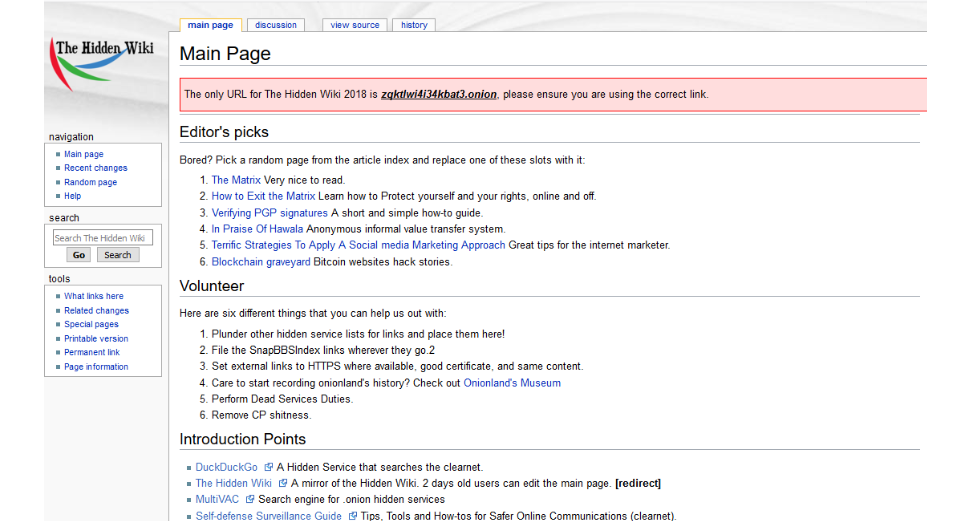 Onion Deep Web Wiki