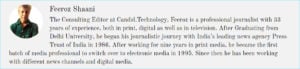 Consulting editor at candid. Technology