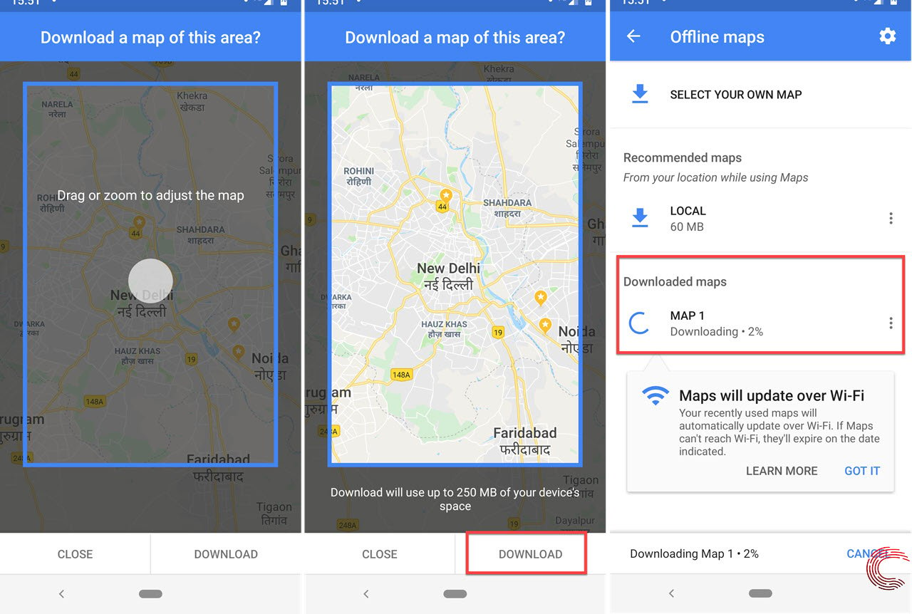 How To Download Offline Google Maps   Google Offline Maps 2 