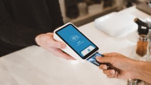 This is an image of pos payment square by clay banks