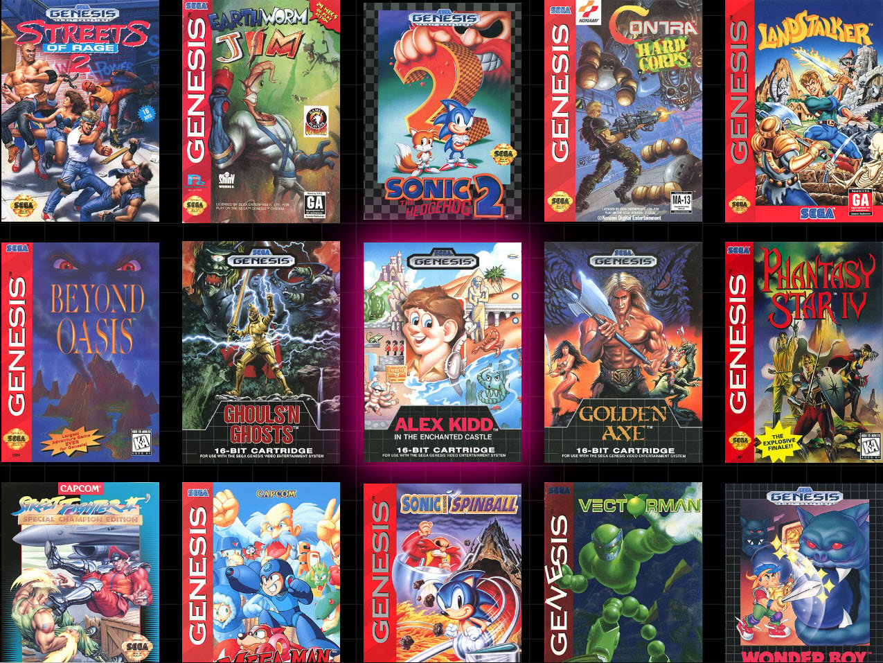 download sega genesis mini games