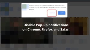 How to stop websites from displaying 'show notification' pop up?