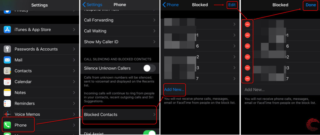 How to block calls, text messages, Facetime on your iPhone?