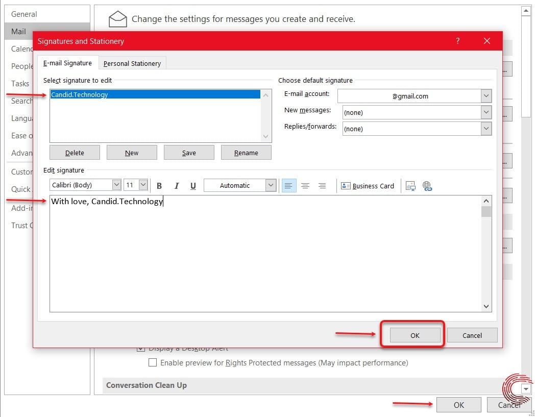 microsoft outlook signature changes on different computers