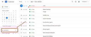 How to export google calendar? | candid. Technology