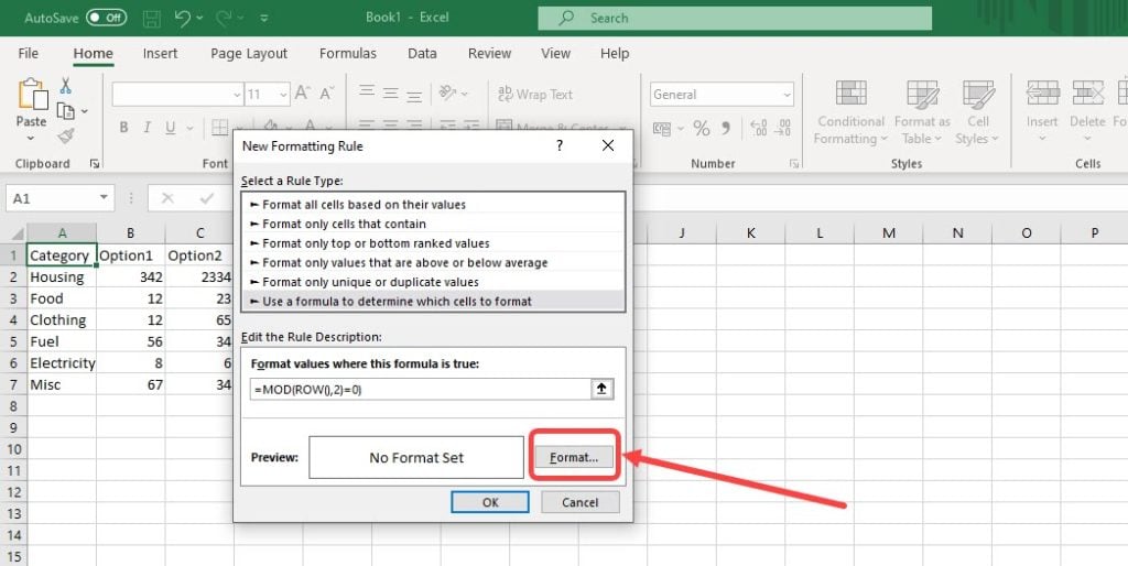 How To Shade Alternate Rows Or Columns In Microsoft Excel