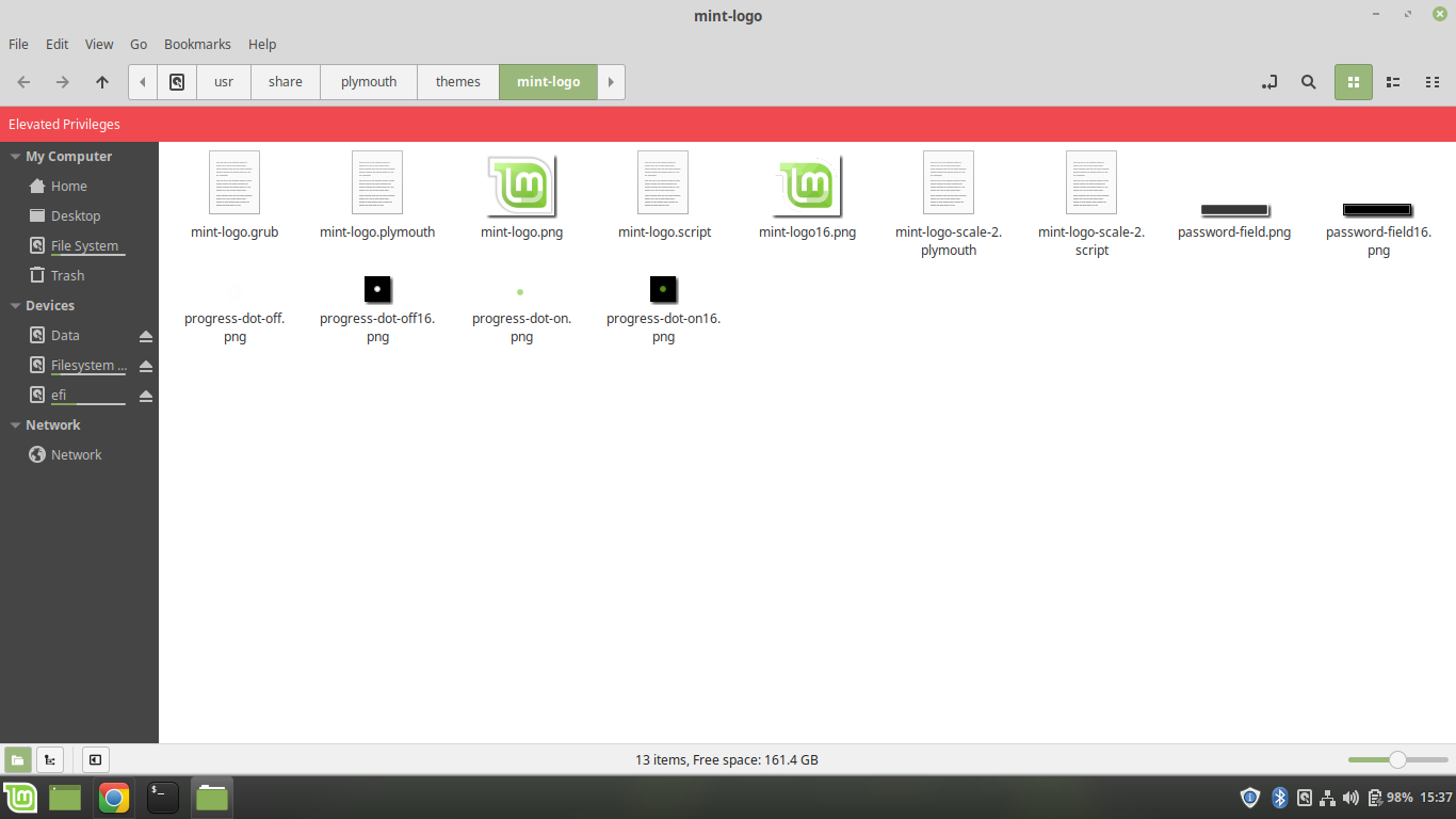 How to change boot splash screen in Linux Mint?