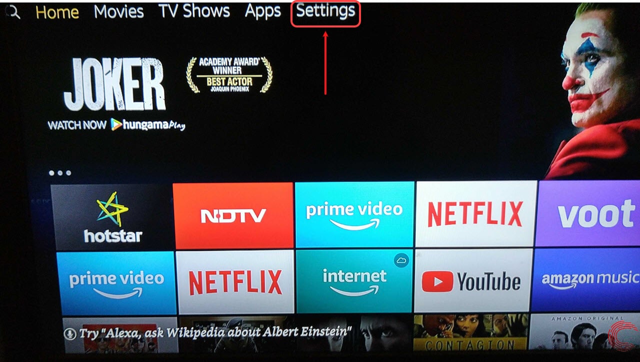 amazon fire stick not loading home