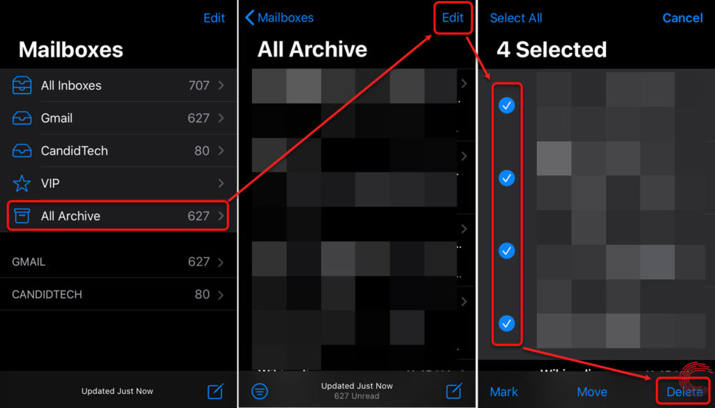How To Delete Email Archive On Iphone