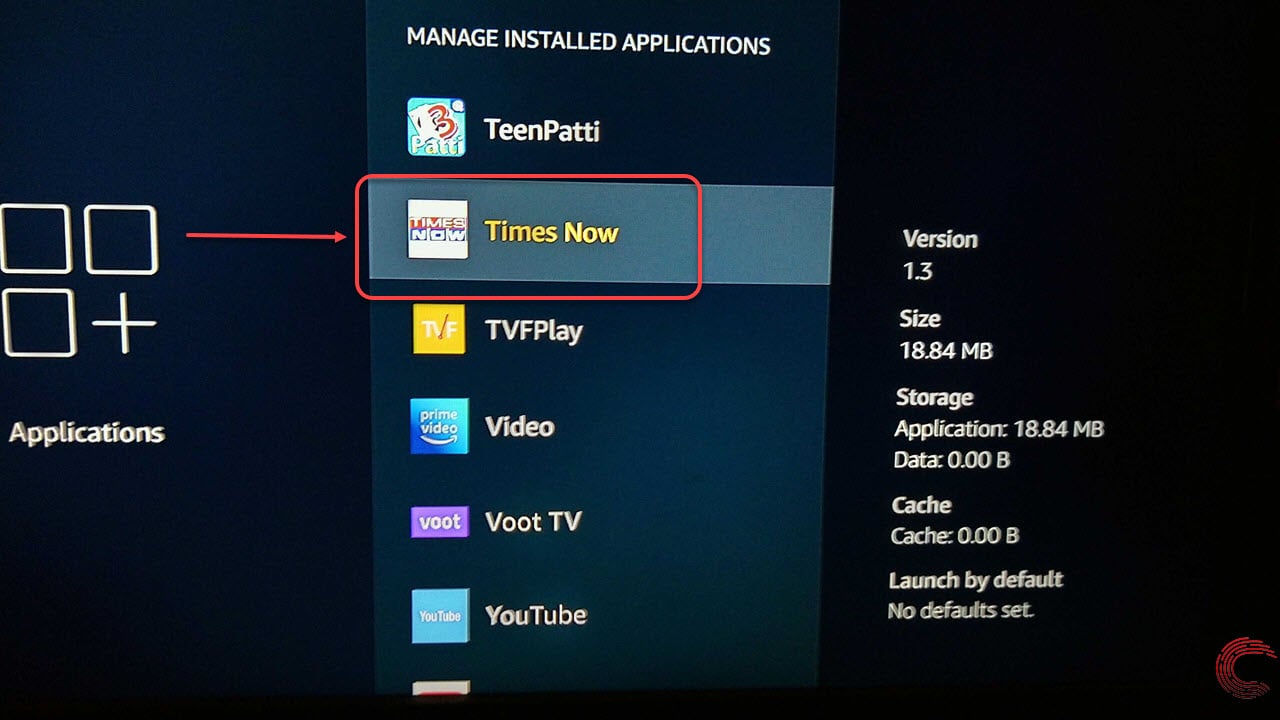 how to delete an app on fire tv