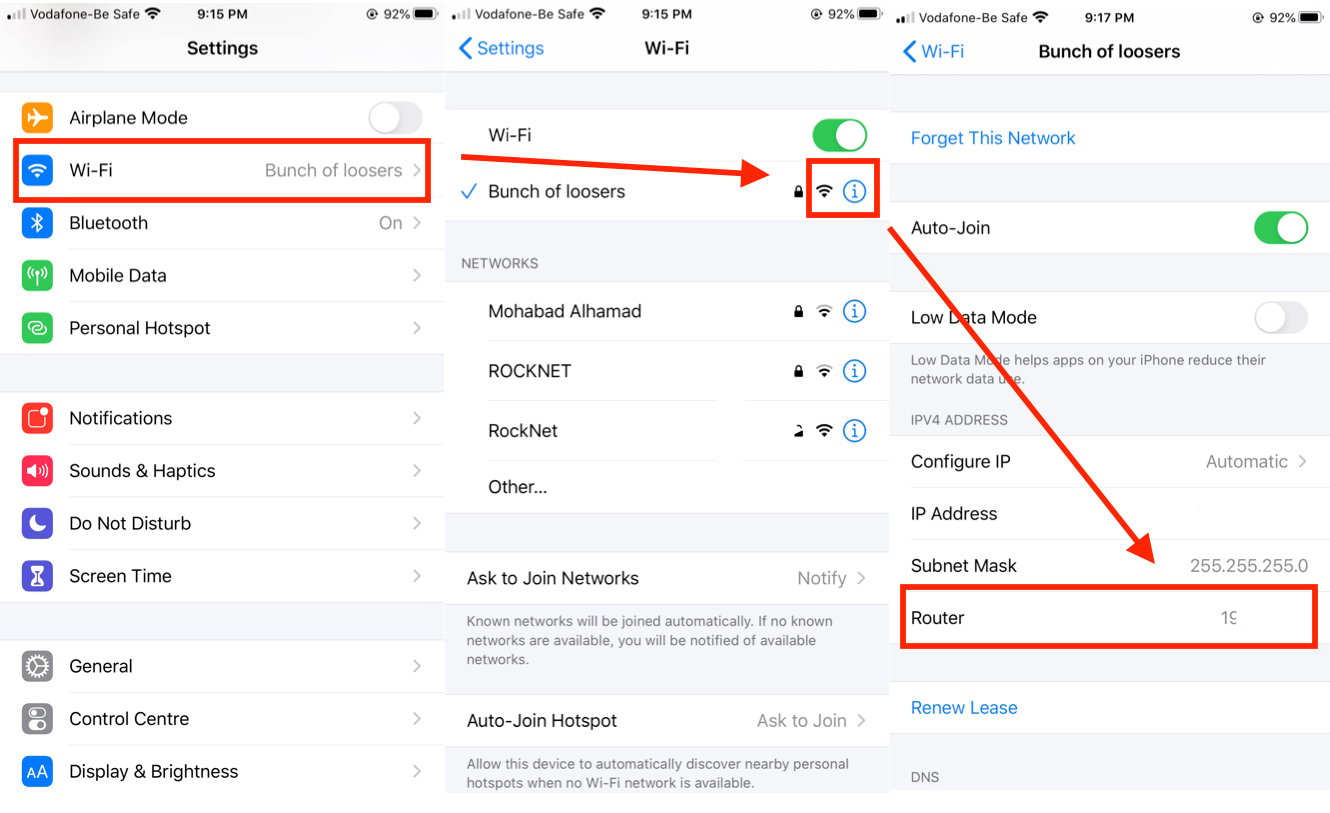 how to find your wifi password from a connected