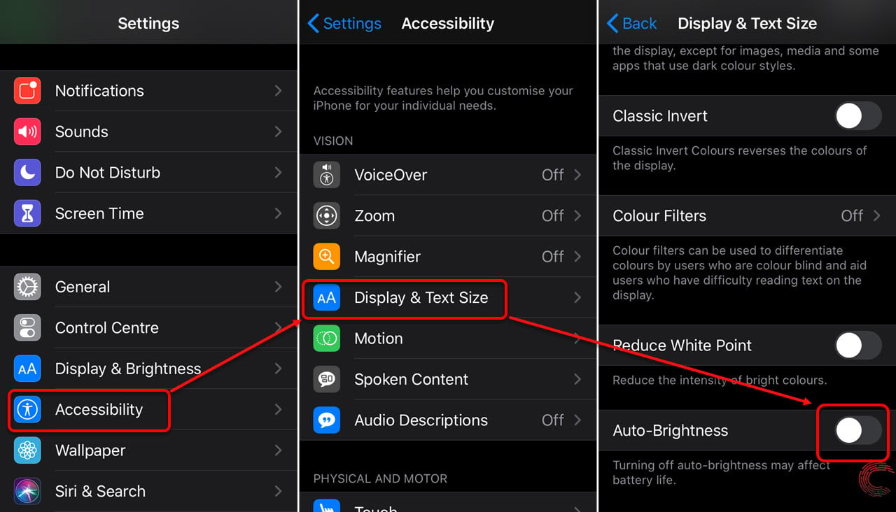 disable netflix brightness control