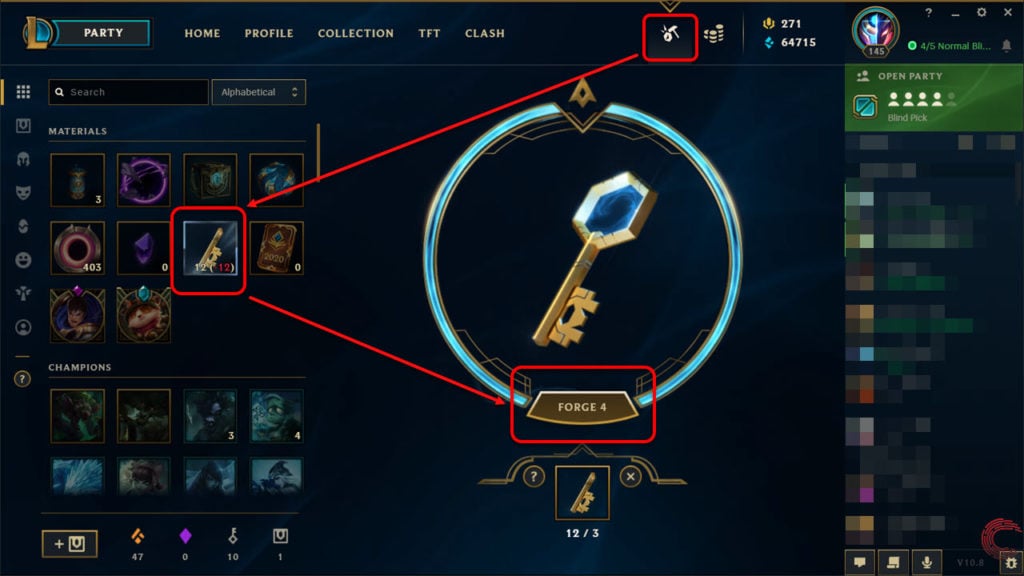 How to get keys in LOL (League of Legends)? 3 methods listed