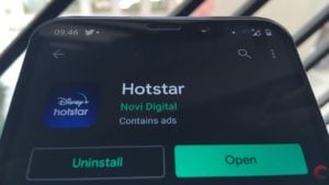 This is an image of disney hotstar by candid. Technology 114