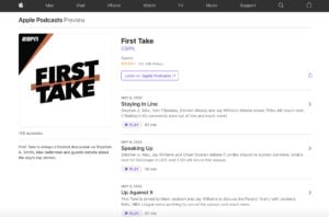 This is an image of first take
