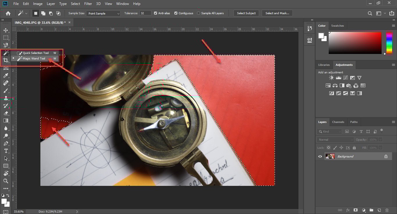 Guide to the 9 selection tools in Candid.Technology