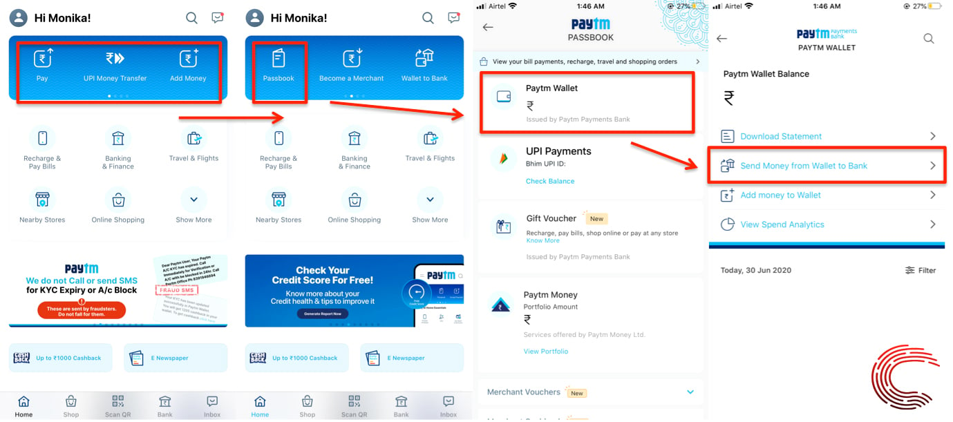 How To Transfer Money From Paytm To A Bank Account