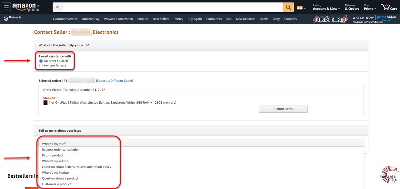 How to contact a seller on Amazon? Candid.Technology