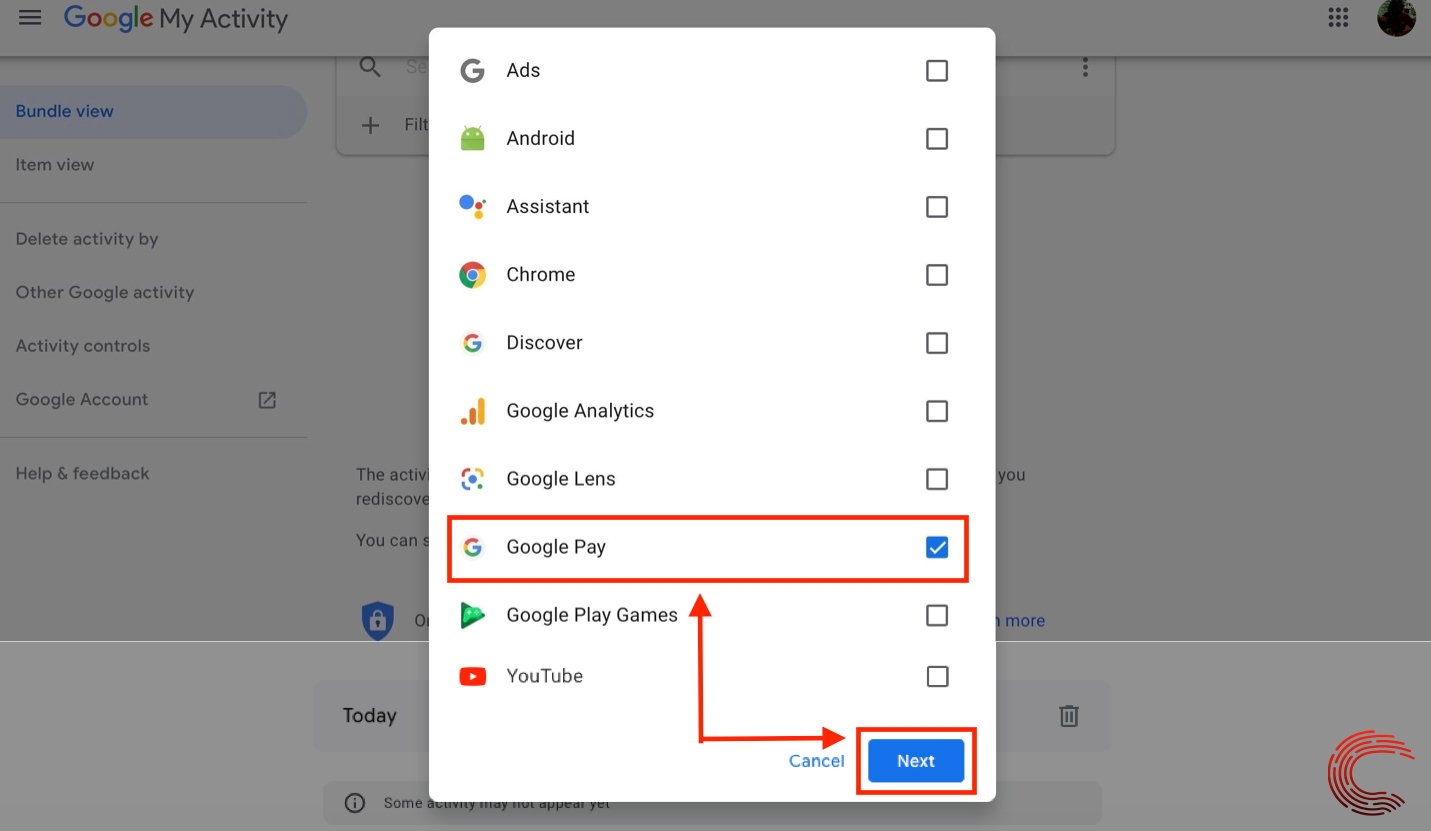 how to delete google play order history