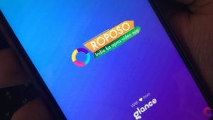 This is an image of roposo app by candid. Technology 04