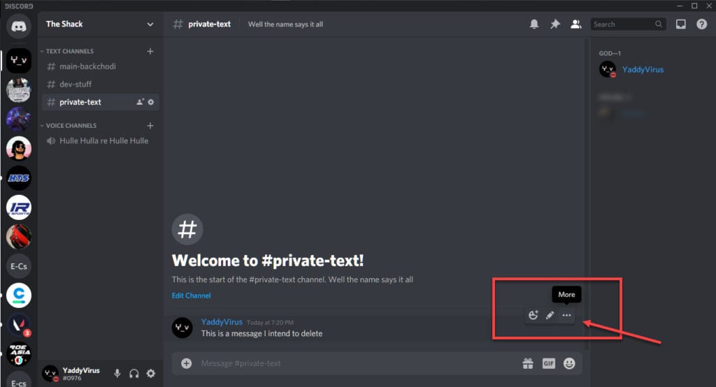 How to delete messages in Discord?