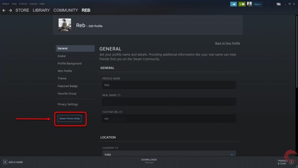  hogyan lehet megváltoztatni a Steam profil hátterét?