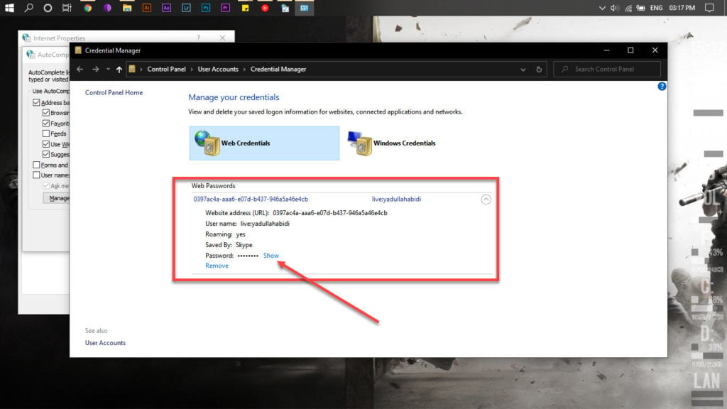 How To Find Stored Passwords In Windows 10 7384