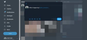 This is an image of tag on twitter pc ss2