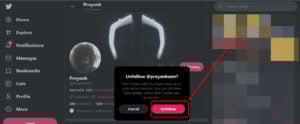 This is an image of unfollow someone twitter pc via profile ss2