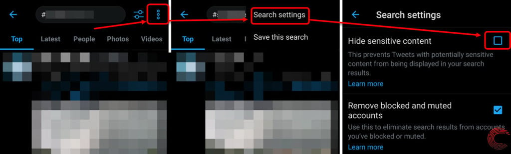 How to hide or view sensitive content on Twitter?