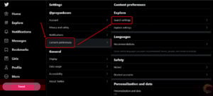 This is an image of view sensitive content twitter method 2 ss1
