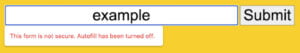 This is an image of google chrome m86 mixed forms update ss1
