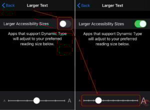 This is an image of change font iphone ss2