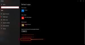This is an image of set vlc as default by apps ss1