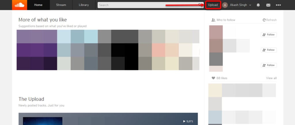 How to upload music on SoundCloud? 1 How to upload music on soundcloud? | candid. Technology