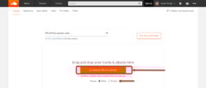 This is an image of upload music soundcloud ss2