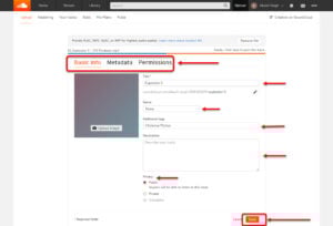 This is an image of upload music soundcloud ss3