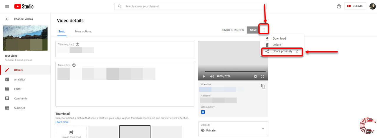 How to share a private YouTube video? Candid.Technology