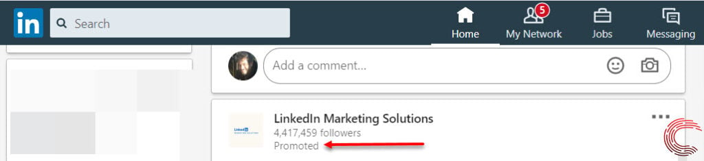 what-does-promoted-mean-in-linkedin