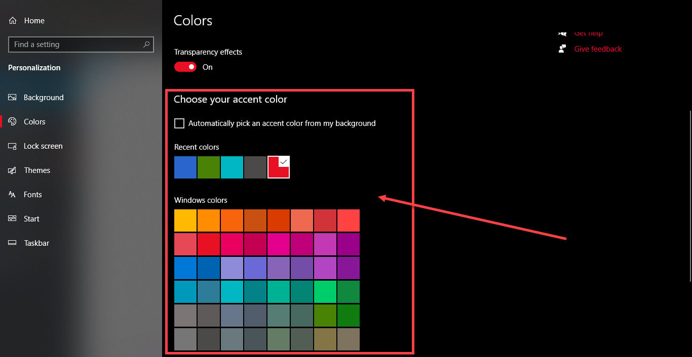 How To Change The Taskbar Colour In Windows 10