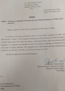 This is an image of internet shutdown delhi 2