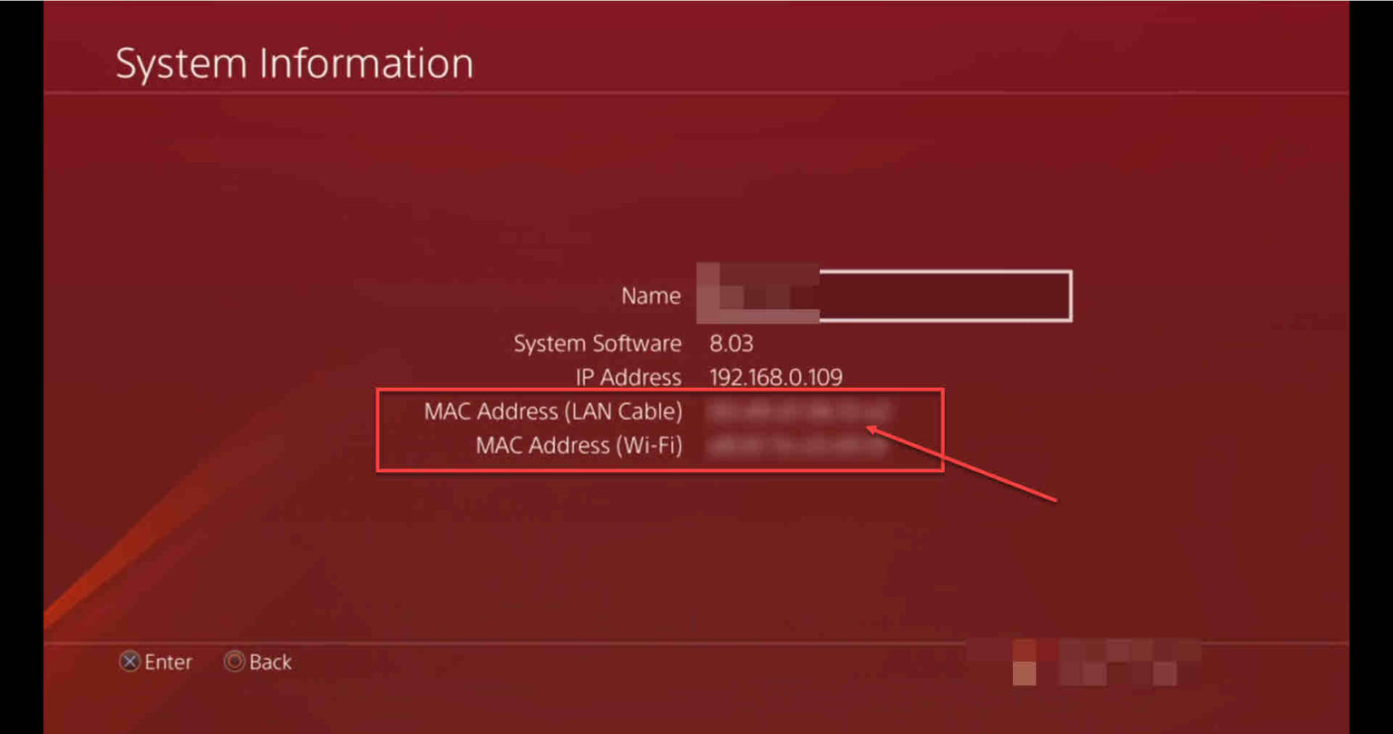 How To Find The Mac Address On PS4 