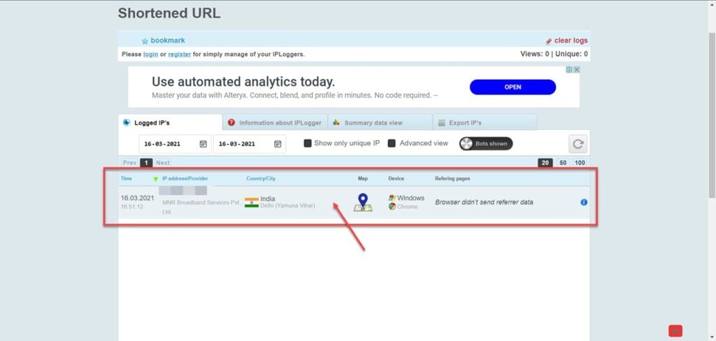 wireshark ip grabber