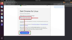 This is an image of install chrome linux gui 2