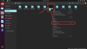 This is an image of linux delete file
