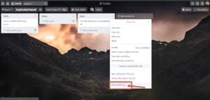 This is an image of trello delete list 3