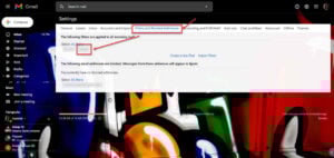 This is an image of gmail remove filters 2